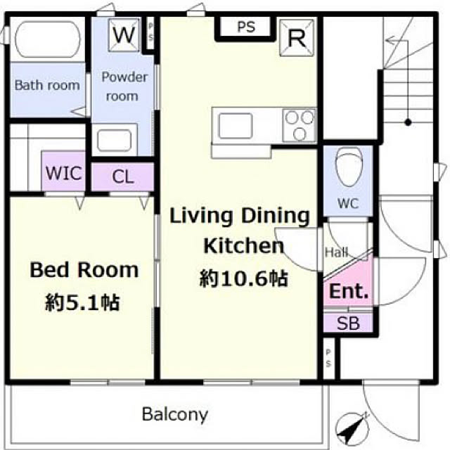 部屋全体/1LDK/一人暮らし/間取り図/パナホーム...などのインテリア実例 - 2022-04-18 00:42:34