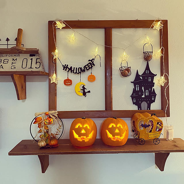 ハロウィン/ハロウィンディスプレイ/ハロウィン雑貨/棚のインテリア実例 - 2022-11-01 16:21:47