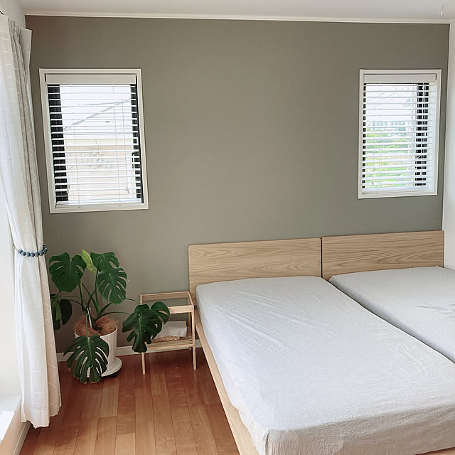アクセントクロス/無印良品/IKEA/一戸建て/観葉植物のある暮らし...などのインテリア実例 - 2021-06-03 13:14:52