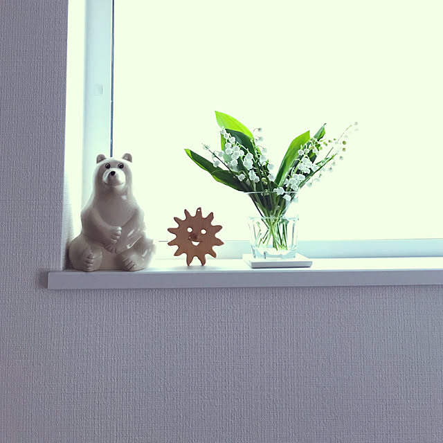 リビング/シロクマ貯金箱/初投稿のインテリア実例 - 2018-02-28 23:59:17