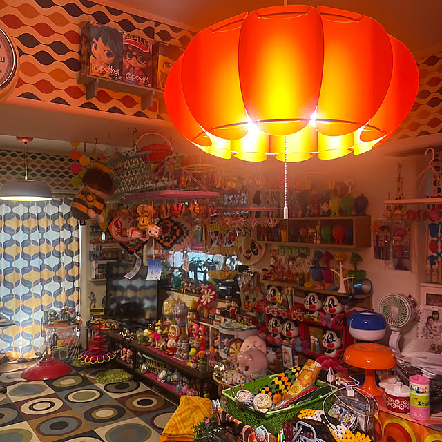 部屋全体/レトロ/照明好き/雑貨/ミッドセンチュリー...などのインテリア実例 - 2026-04-03 17:45:49