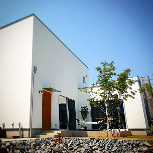 壁/天井/デッキ/コンクリートデッキ/ハンモック/庭...などのインテリア実例 - 2017-08-12 11:32:07
