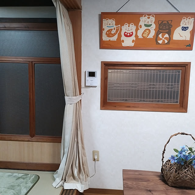 kuririnmamaの-手ぬぐい額 ライト 縦横兼用 900×320mm 軽量 キャメル/ブラウン/ブラック/ホワイト/ゴールド/ダークブルー 万丈 送料無料 手拭い 手ぬぐい用 フレーム 額縁 手ぬぐい額縁 横長 縦長 額装 布 ロングポスター 飾る インテリアの家具・インテリア写真