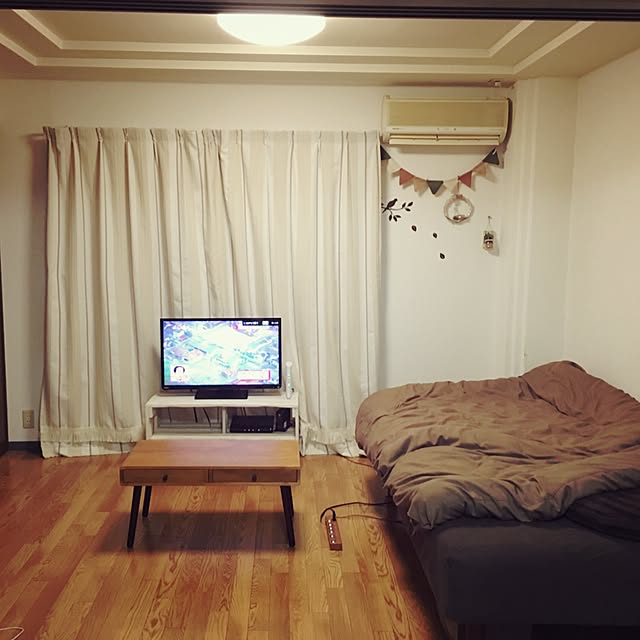 部屋全体/一人暮らし/北欧/3COINS/無印良品...などのインテリア実例 - 2016-10-23 01:21:22