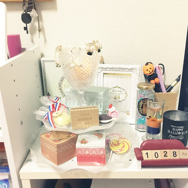 ハロウィン/ダイソー/100均/一人暮らし/ハンドメイド...などのインテリア実例 - 2017-10-27 00:01:48