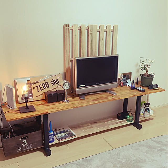 照明/DIY/一人暮らし/観葉植物/リビングのインテリア実例 - 2021-03-05 01:47:00