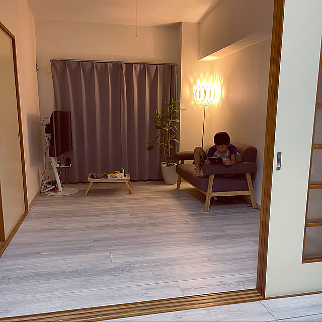 ホワイトインテリア/IKEA/ソファ/DIY/観葉植物...などのインテリア実例 - 2022-07-20 20:47:57