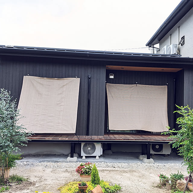 壁/天井/日除けシェード/ふたり暮らし/植物のある暮らし/こじんまりしたお家...などのインテリア実例 - 2021-10-12 14:15:48