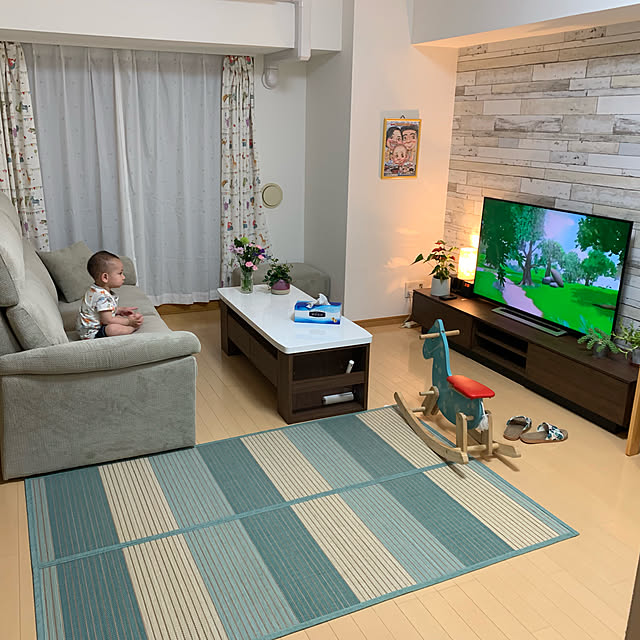 イースター/観葉植物/ニトリ/ソファ/部屋全体のインテリア実例 - 2019-05-07 11:36:26