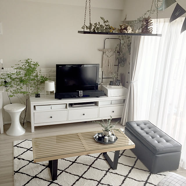 IKEA イケア テレビボード HEMNES テレビ台 ホワイトステイン IKEA イケア テレビボード HEMNES テレビ台 ホワイトステイン