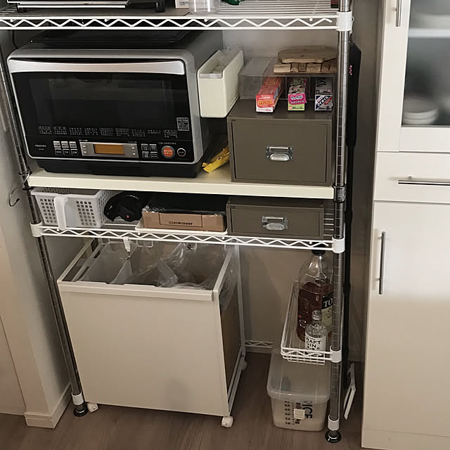 HOME ERECTA/エレクター/キッチン収納/ゴミ箱 分別/スチール HOME ERECTA/エレクター/キッチン収納/ゴミ箱 分別/スチール