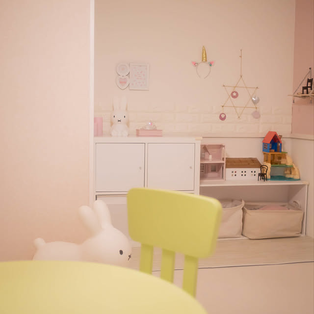 IKEAの棚/キッズスペース/子供部屋/ブルーナボンボン/IKEA...などのインテリア実例 - 2019-03-31 01:39:11