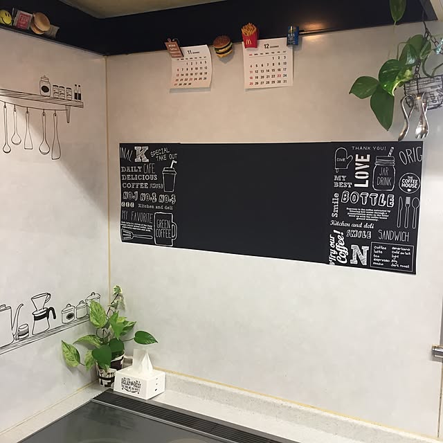 キッチン/100均/ダイソー/セリア/観葉植物...などのインテリア実例 - 2016-11-03 12:53:01