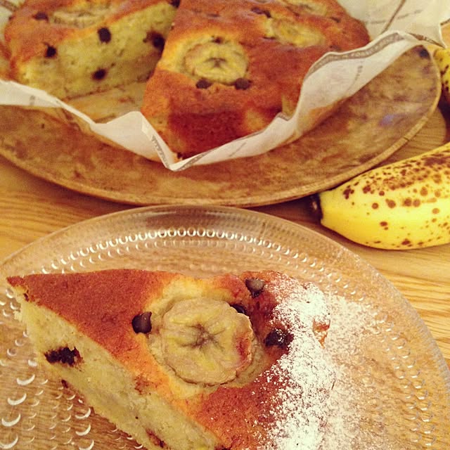 キッチン/ケーキ作りましたσ(^_^;)/バナナ/バナナケーキ/手作りケーキ...などのインテリア実例 - 2017-06-23 22:38:52