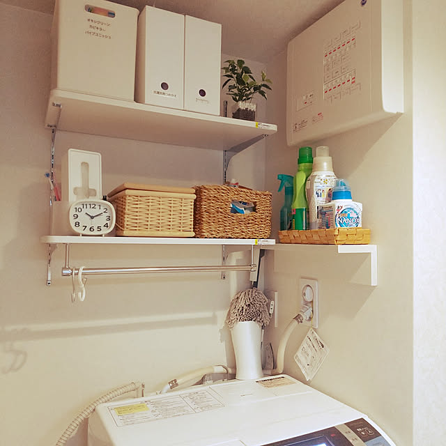 バス/トイレ/観葉植物/賃貸/壁に付けられる家具/グリーン...などのインテリア実例 - 2022-03-25 10:14:42