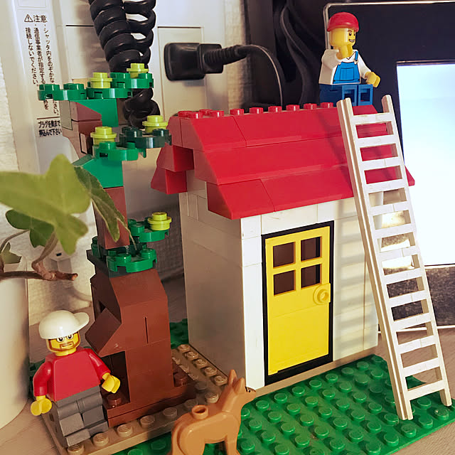 カウンター上/貯金箱/LEGO/賃貸/プチDIY...などのインテリア実例 - 2020-06-22 11:10:40