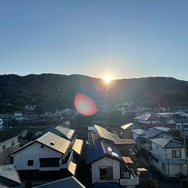 玄関/入り口/初日の出/我が家のベランダから見た風景/お正月/癒しの空間...などのインテリア実例 - 2024-01-18 00:15:45