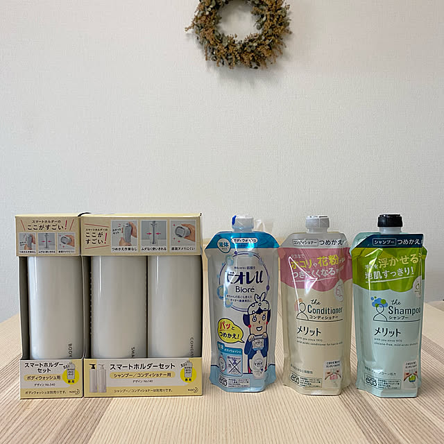 chi_kaの花王-【まとめ買い】 Merit メリット シャンプー つめかえ用 340ml×2個 [医薬部外品]の家具・インテリア写真