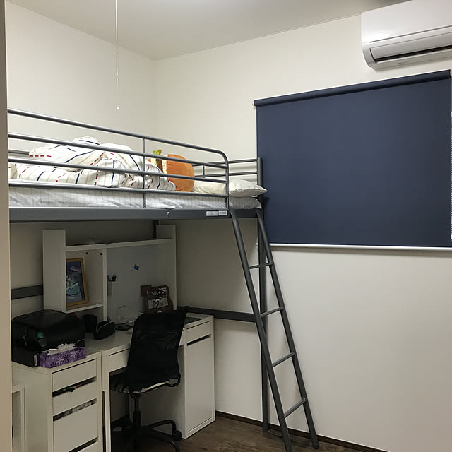 SVÄRTA スヴェルタ ロフトベッドフレーム, シルバーカラー, 90x200 cm - IKEA