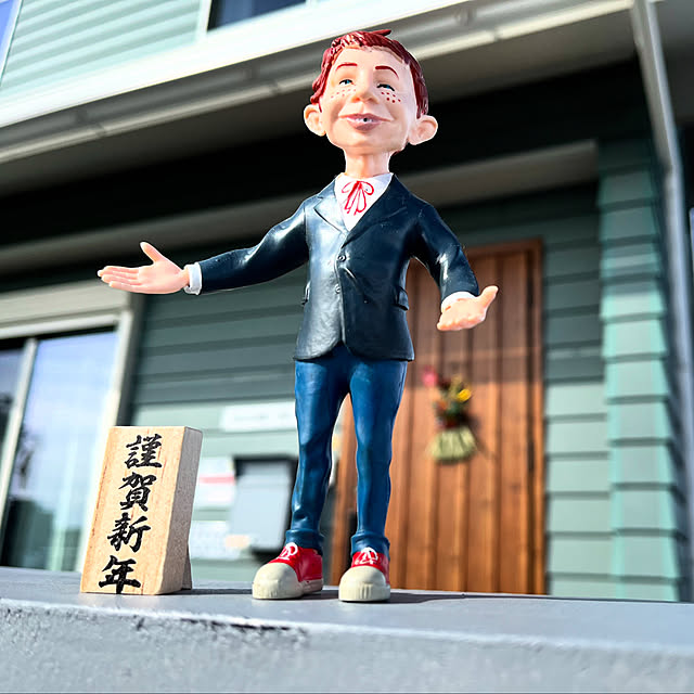 玄関/入り口/アメリカン雑貨/正月飾り/アメリカンヴィンテージ/アメトイ...などのインテリア実例 - 2025-01-01 00:37:40