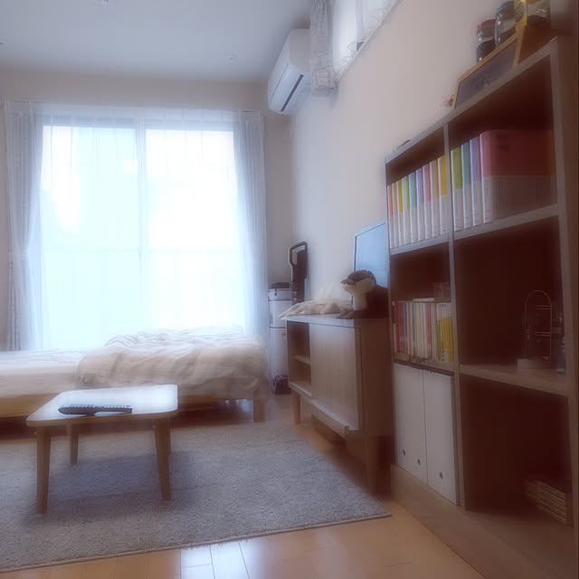 ゆるり投稿/一人暮らし/ナチュラル/無印良品/部屋全体のインテリア実例 - 2020-06-13 14:24:54