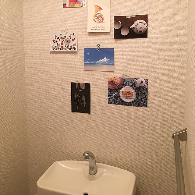 バス/トイレ/トイレの壁/ポストカードのインテリア実例 - 2016-01-06 20:46:55