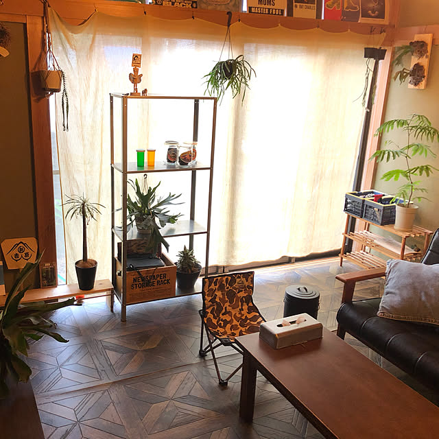 部屋全体/カフェ風/多肉植物/観葉植物/照明...などのインテリア実例 - 2021-08-23 12:05:46