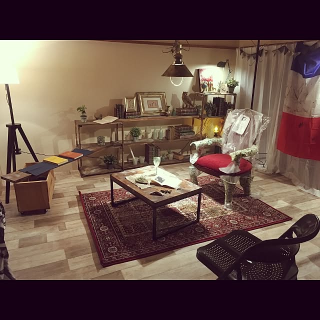 アンティーク/DIY/壁紙屋本舗/GO OUT livin'/seria...などのインテリア実例 - 2017-01-28 22:12:33