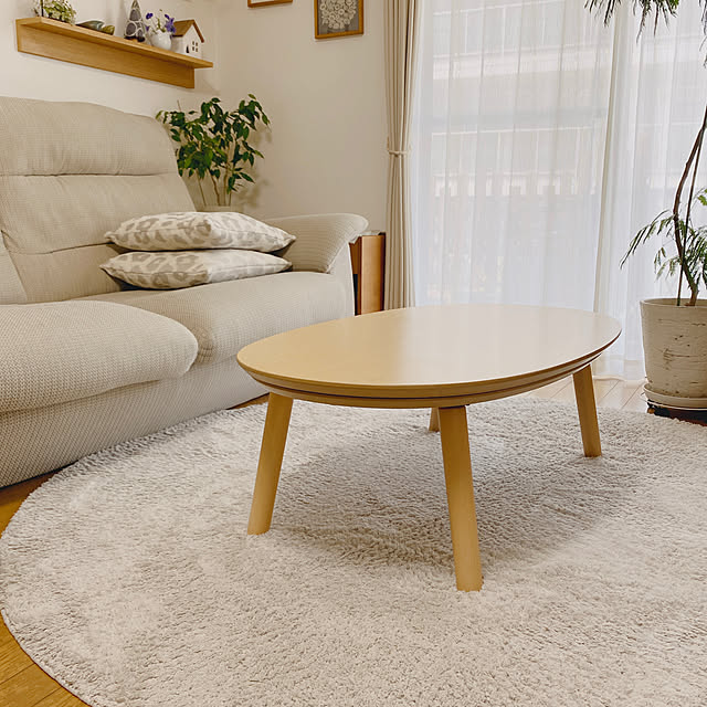 無印良品 楕円こたつ ナチュラル 小 110×62×35cm MJ-KDS2-N 無印良品 楕円こたつ ナチュラル 小 110×62×35cm MJ-KDS2-N