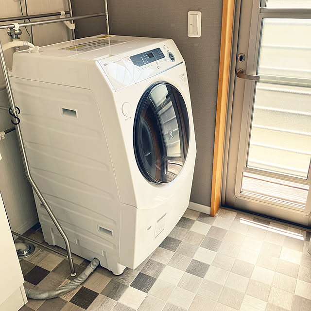 バス/トイレ/シャープ/シャープ洗濯機/ドラム式洗濯機/家族...などのインテリア実例 - 2025-04-17 13:16:03