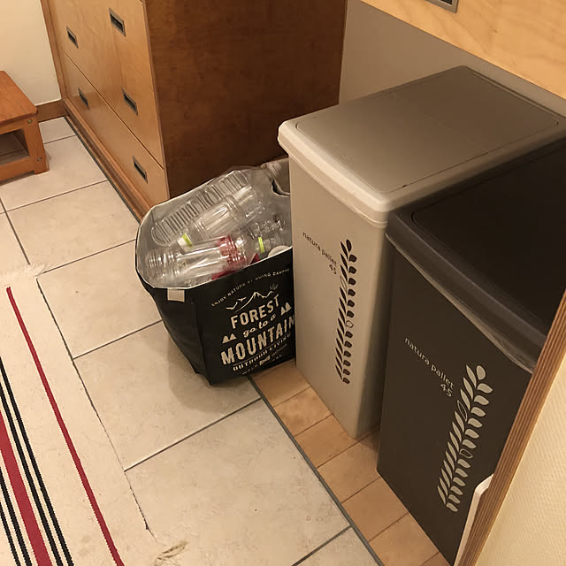 arsroの平和工業-ゴミ箱 スライドペール 45L 日本製 サンドベージュの家具・インテリア写真