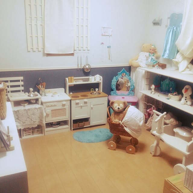 部屋全体/雑貨/子供部屋/収納/妹ちゃん部屋のインテリア実例 - 2015-03-08 23:40:16