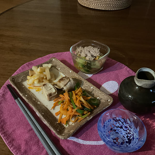 リビング/びいどろ/益子焼きのお皿/益子焼き♡/益子焼...などのインテリア実例 - 2026-01-17 19:28:00