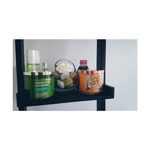 棚/キャンドル/Bath and Body Works/海外コスメ/キャラメルかぼちゃ...などのインテリア実例 - 2016-08-29 17:39:01