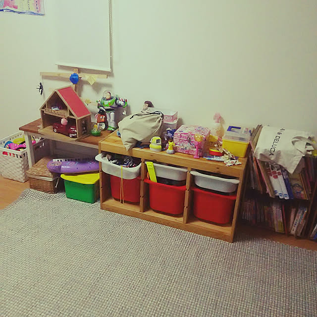 部屋全体/山善バスケットトローリーモニター応募のインテリア実例 - 2017-08-15 23:58:55