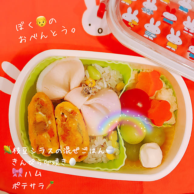 幼稚園弁当/お弁当/お弁当箱/おべんとう/ミッフィー...などのインテリア実例 - 2021-05-07 11:47:38