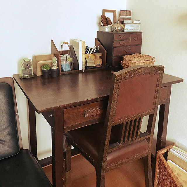 レトロ/机のインテリア実例 - 2019-08-15 15:37:39