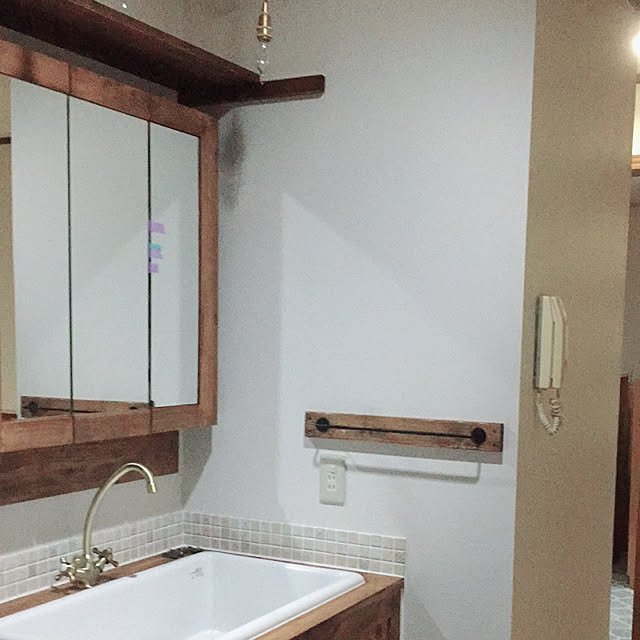 フレンチカントリー/リフォーム後/オーダー/バス/トイレのインテリア実例 - 2019-07-09 18:22:29