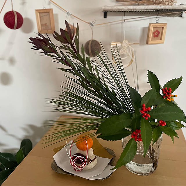 お正月インテリア/ナチュラル/ハンドメイド/観葉植物/雑貨...などのインテリア実例 - 2022-01-02 21:00:48