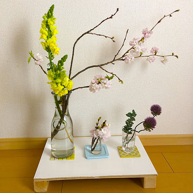 一人暮らし/ほどよくがんばる/休日/お花/小原流...などのインテリア実例 - 2019-04-12 16:30:08