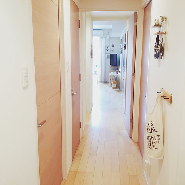 玄関/入り口/無印良品/シンプル/IKEA/ホワイト...などのインテリア実例 - 2017-07-31 06:34:35