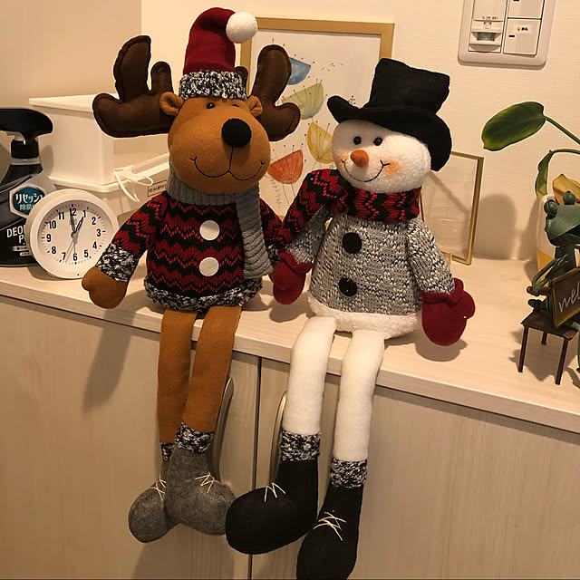 クリスマス/コストコ/観葉植物/セリア/玄関/入り口のインテリア実例 - 2021-09-17 21:59:46