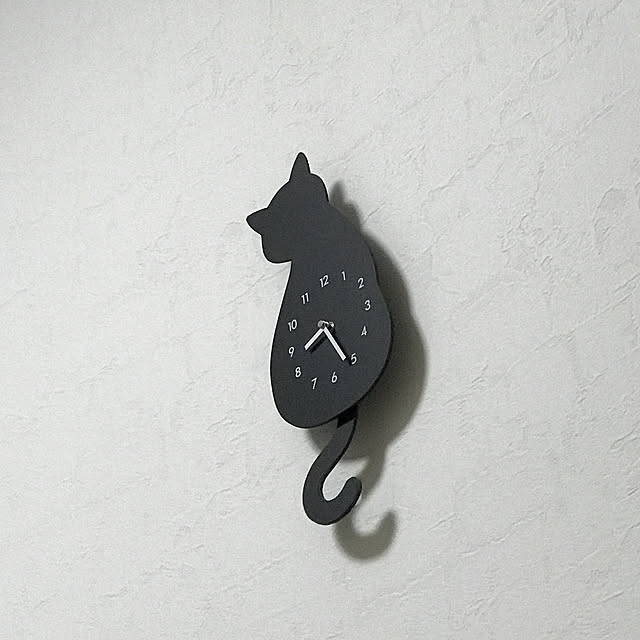 壁/天井/猫の時計/ニトリ/夫婦で暮らす/雑貨のインテリア実例 - 2018-09-20 20:25:34