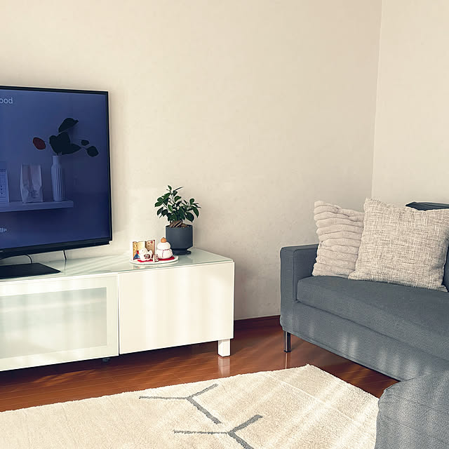 kawauso15のPrevell-ラグ スコープ 正方形 190x190cm プレーベルの家具・インテリア写真