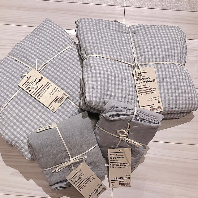 ベッドカバー 無印良品/ベッドカバー/無印良品　ベッドカバー/無印良品週間/無印良品...などのインテリア実例 - 2022-05-21 00:59:24