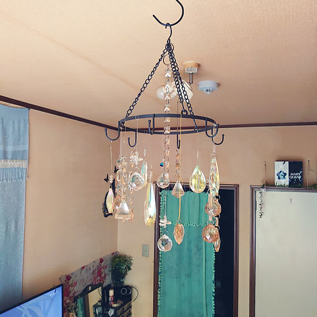 部屋全体/みてくれてありがとう(*ˊᵕˋ*)♡/ハンドメイド/セリアのインテリア実例 - 2021-07-07 13:06:13