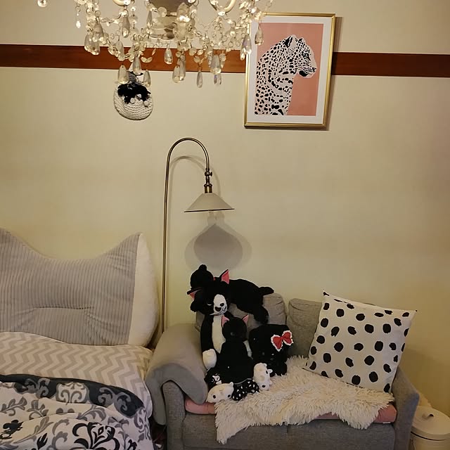 ベッド周り/いいね！コメントありがとうございます☆/いいね、お返しができなくてごめんなさい。/生活感ありあり/スタンドライト...などのインテリア実例 - 2025-04-18 23:43:58