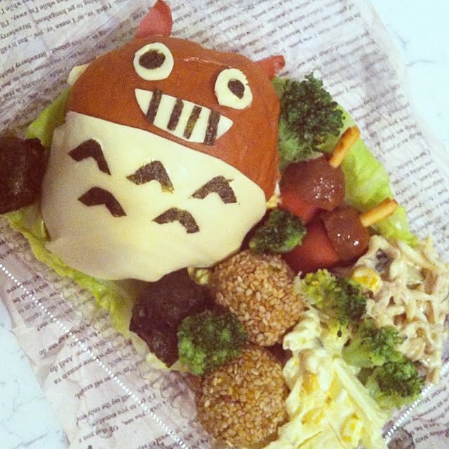 キッチン/お弁当/キャラ弁/トトロのインテリア実例 - 2013-03-30 10:35:12
