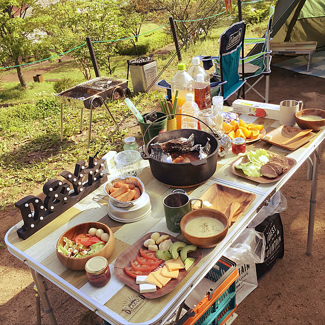 机/ダッチオーブン/キャンプ飯/朝ごはんの風景/朝ごはん...などのインテリア実例 - 2018-05-16 16:01:22