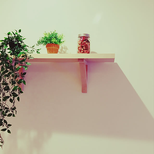 棚/ナチュラル/IKEA/フェイクグリーン/観葉植物...などのインテリア実例 - 2018-08-12 13:27:07